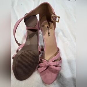 Blush Pink Strappy Heels